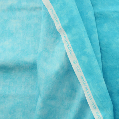 Vaaleanturkoosi kuviollinen Puuvilla - Pala