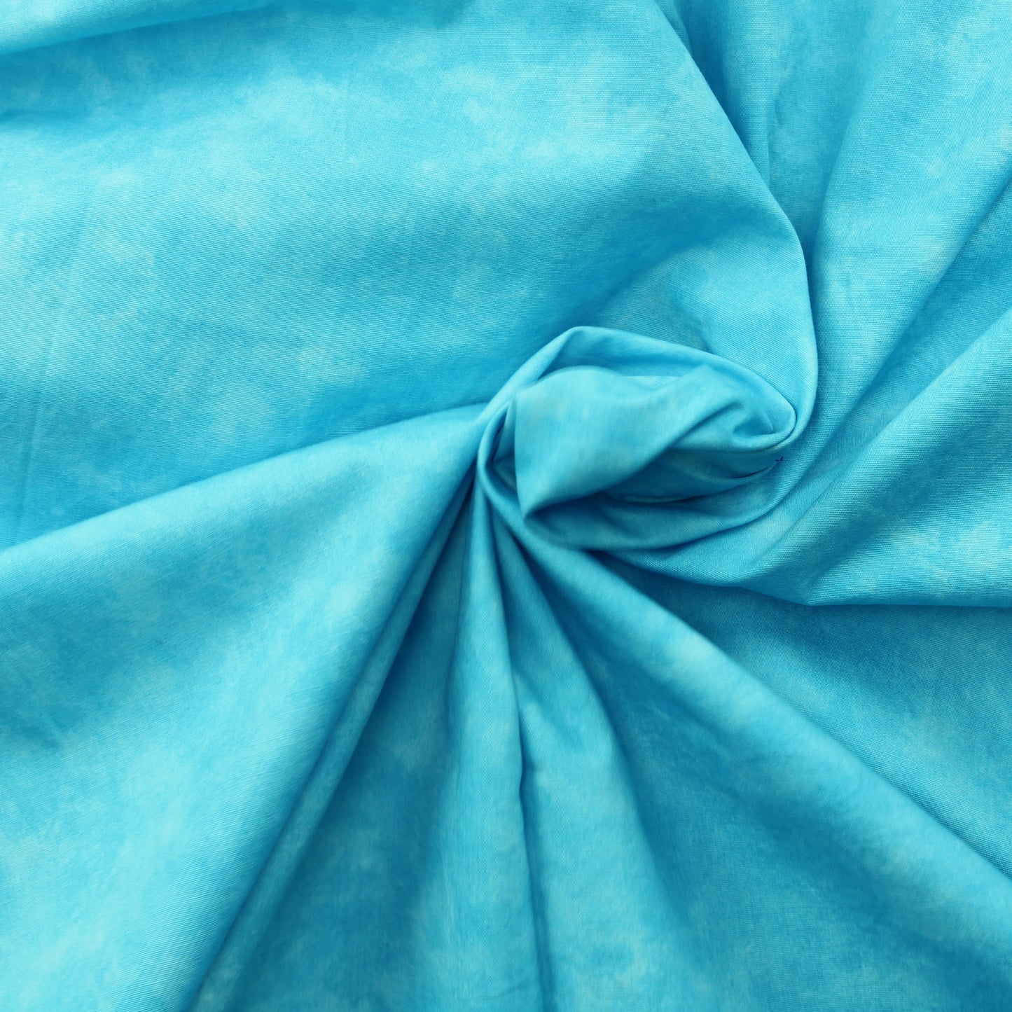 Vaaleanturkoosi kuviollinen Puuvilla - Pala