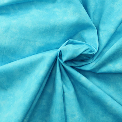 Vaaleanturkoosi kuviollinen Puuvilla - Pala