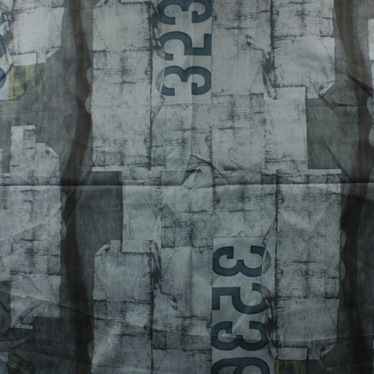 Harmaa numerokuvioitu Vuorikangas - Pala