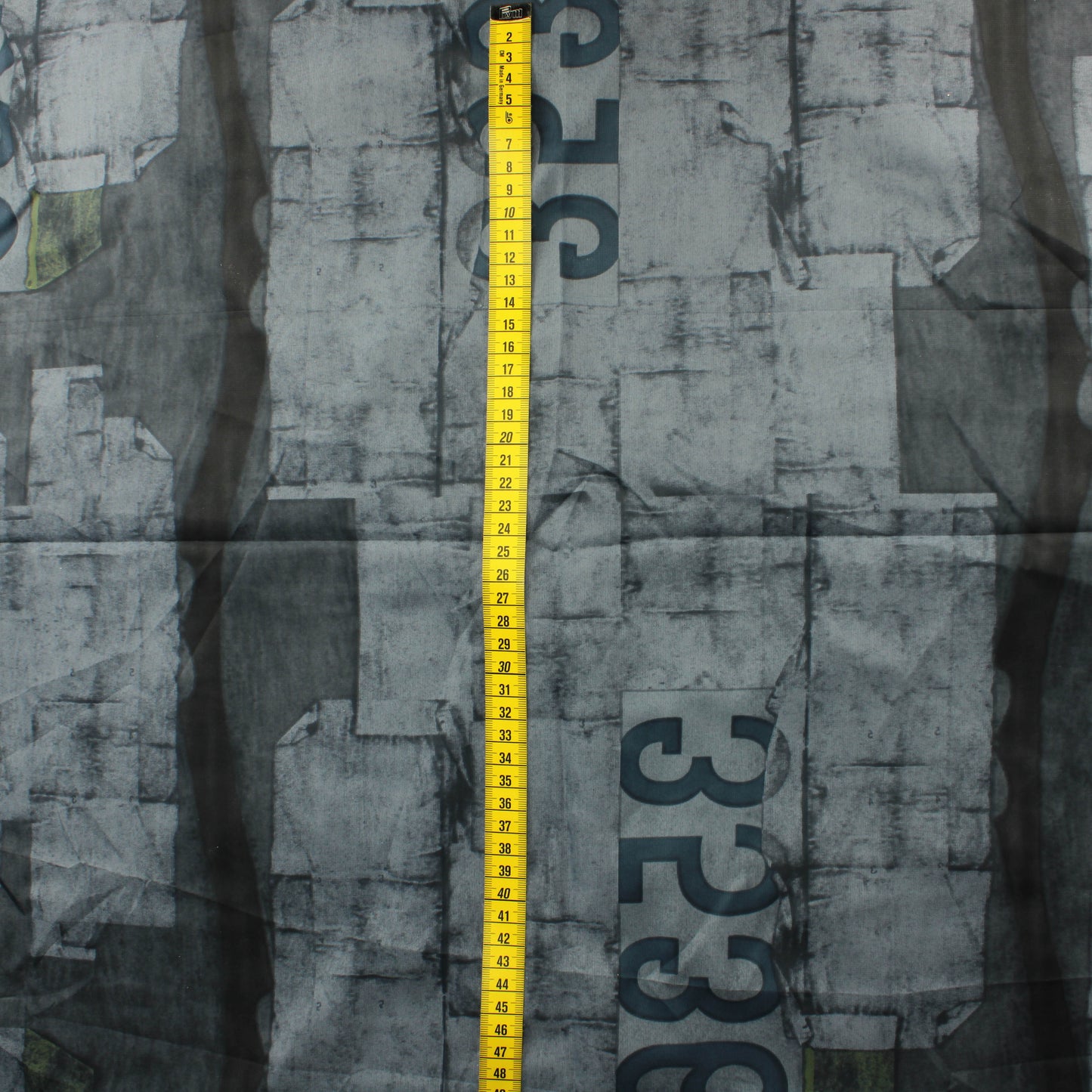 Harmaa numerokuvioitu Vuorikangas - Pala