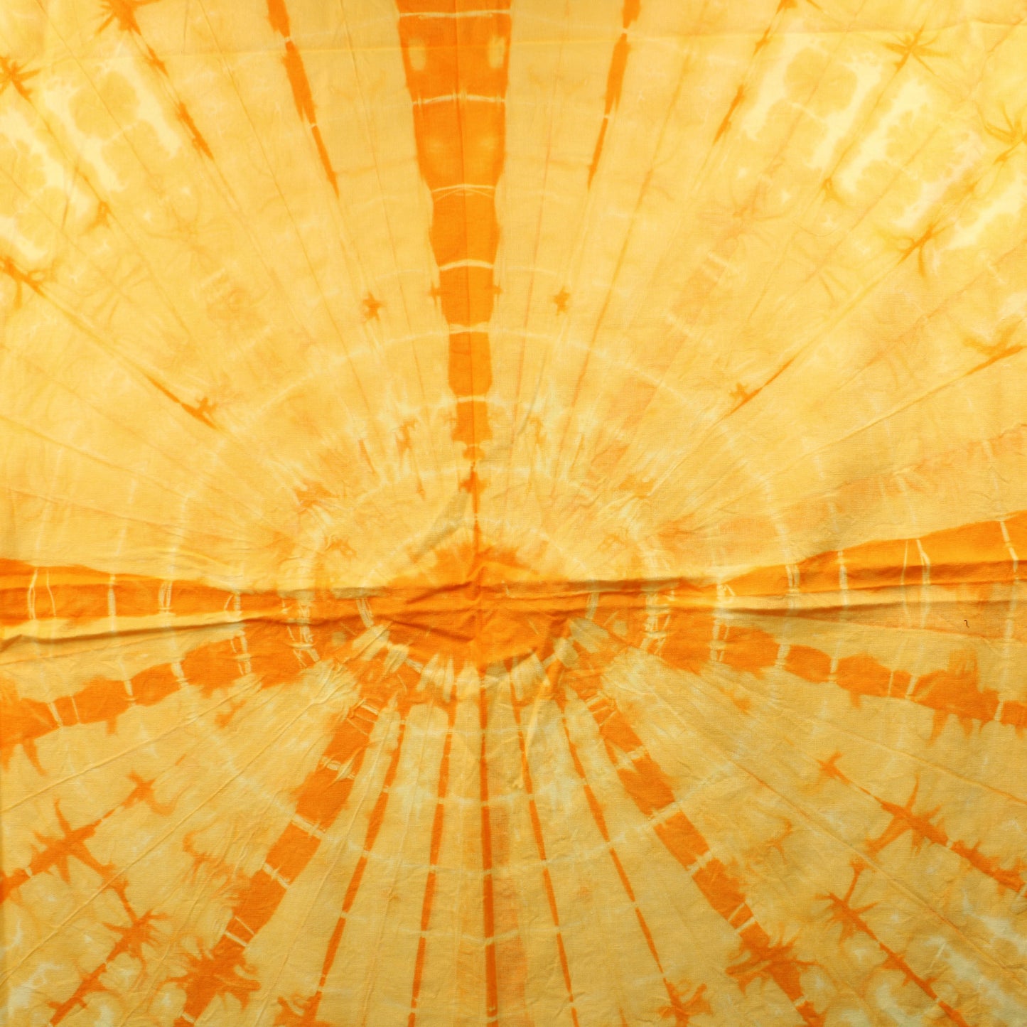 Batiikkivärjätty keltainen Puuvilla - Pala