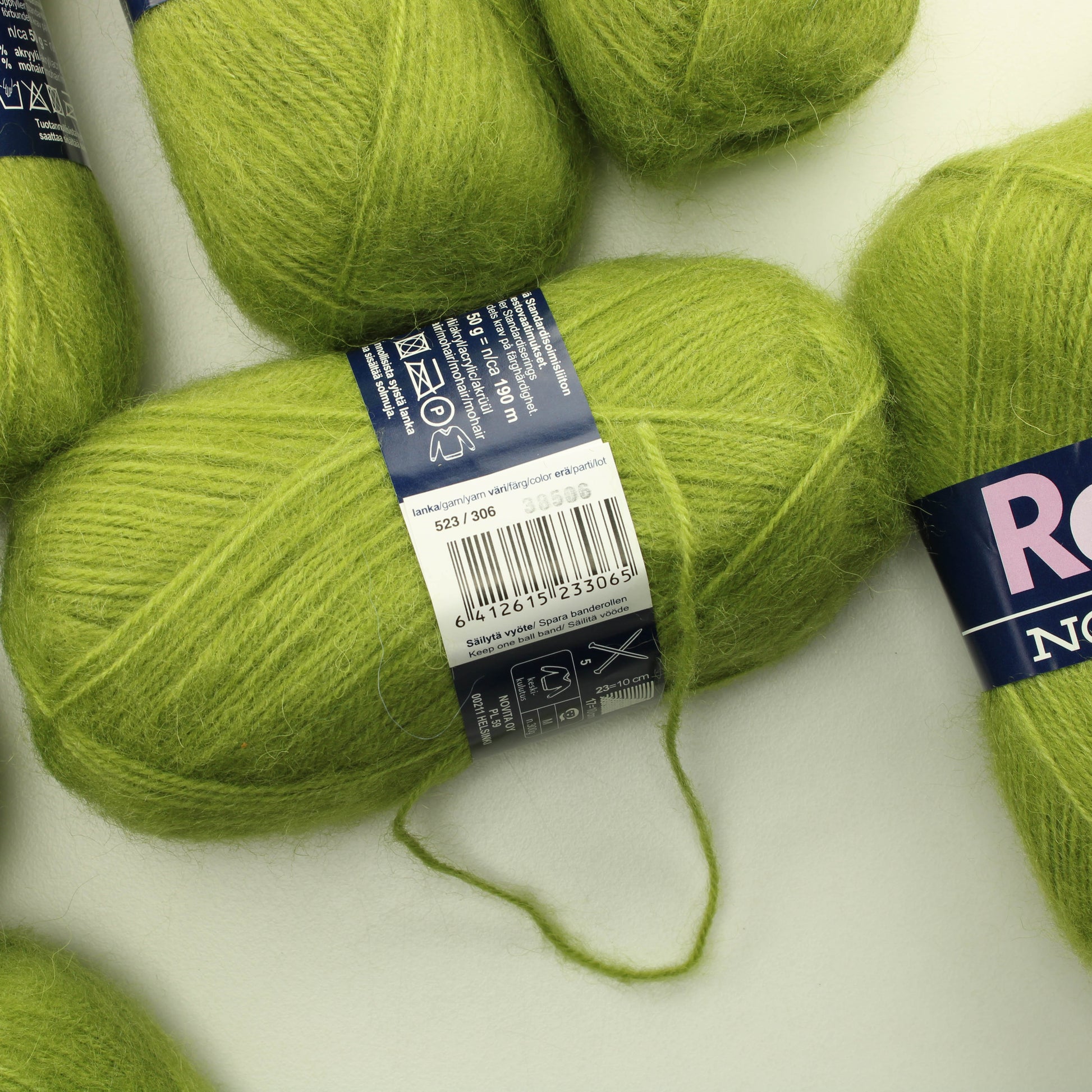 Novita Rose Mohair - 306 Lankapussi 564