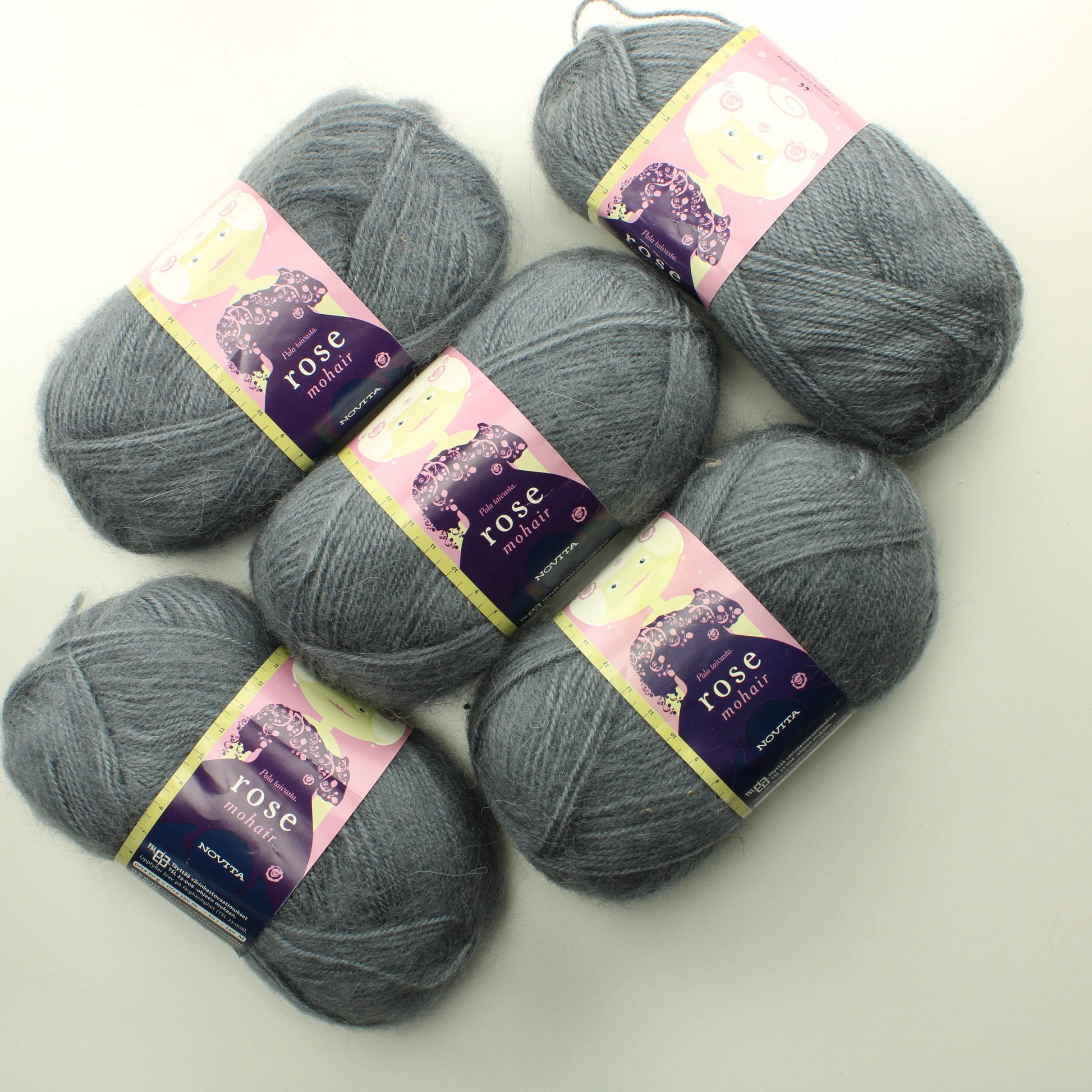 Novita Rose Mohair - 441 Lankapussi 695/80