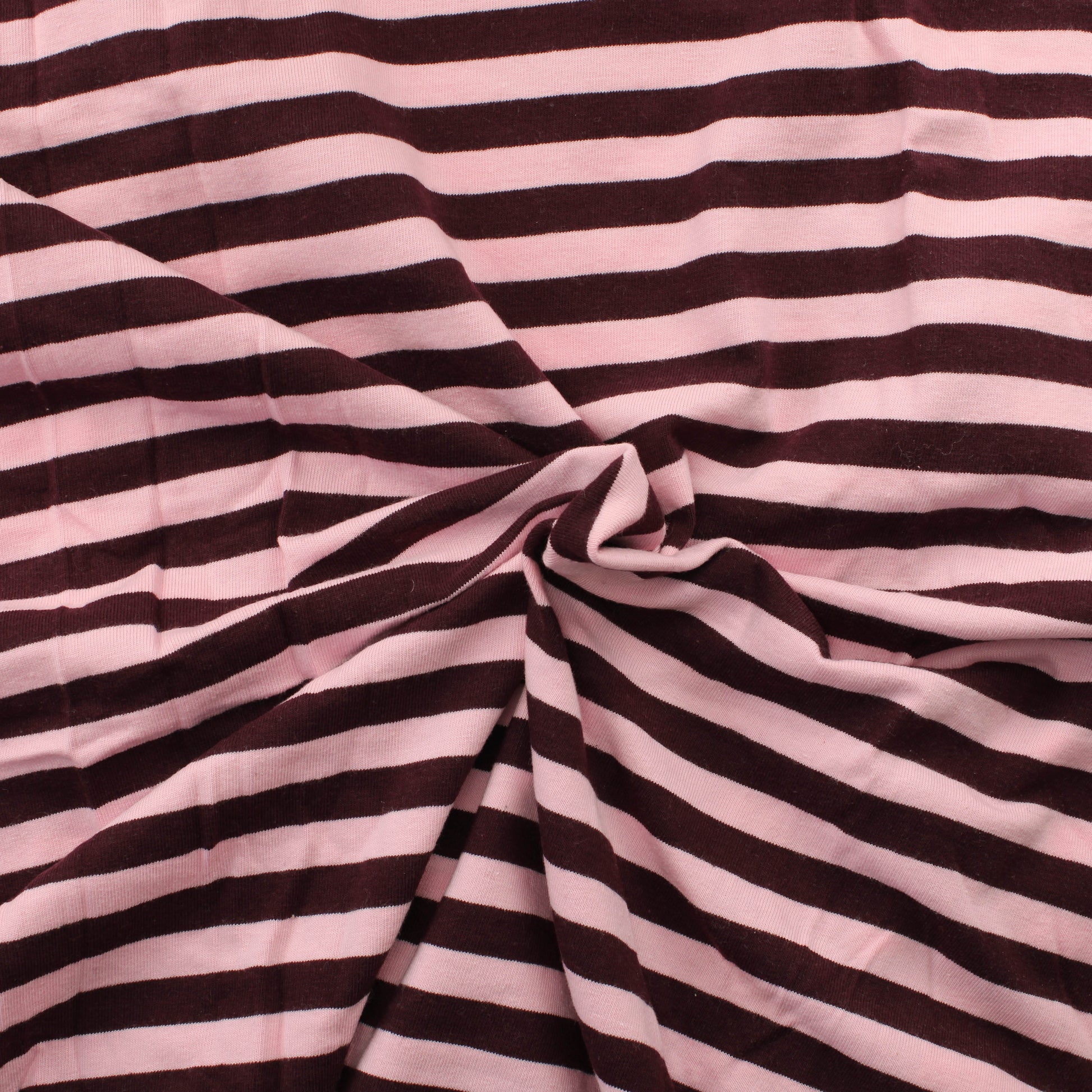 Viininpuna-vaaleanpunainen Raita Trikoo - Pala