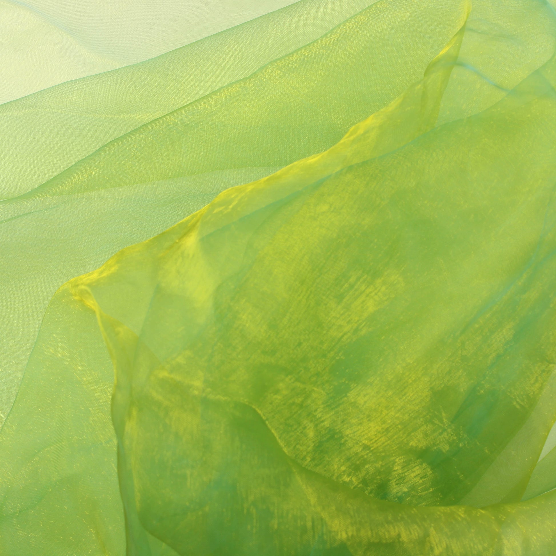 Keltavihreä Verhokangas - Pala