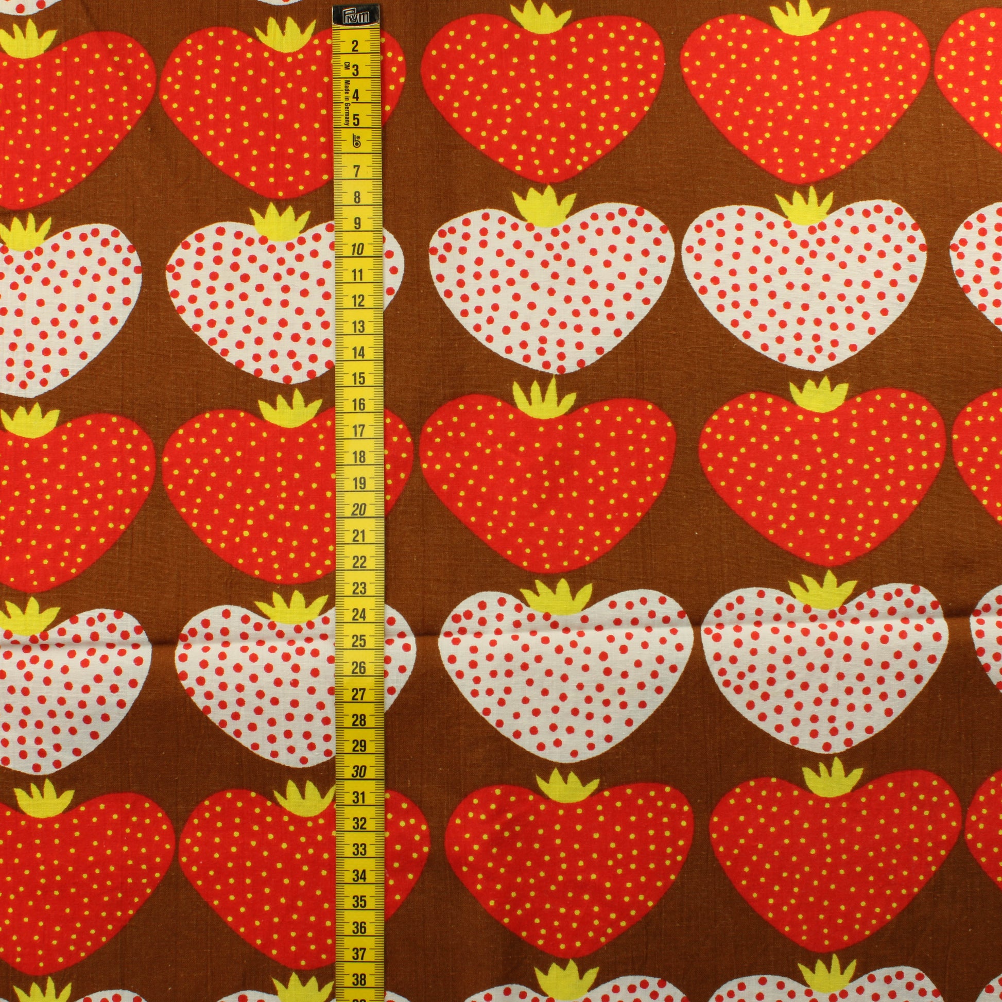 Rertro Mansikat Puuvillaverho - Pala