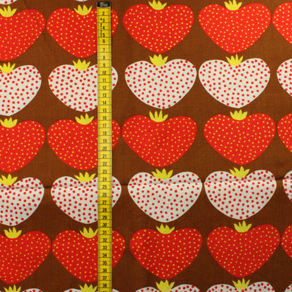 Rertro Mansikat Puuvillaverho - Pala