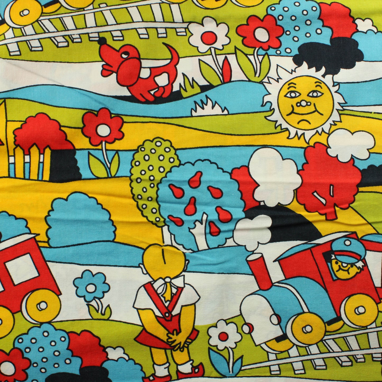 Junamatkalla Puuvillaverhot - Palapaketti