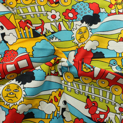 Junamatkalla Puuvillaverhot - Palapaketti