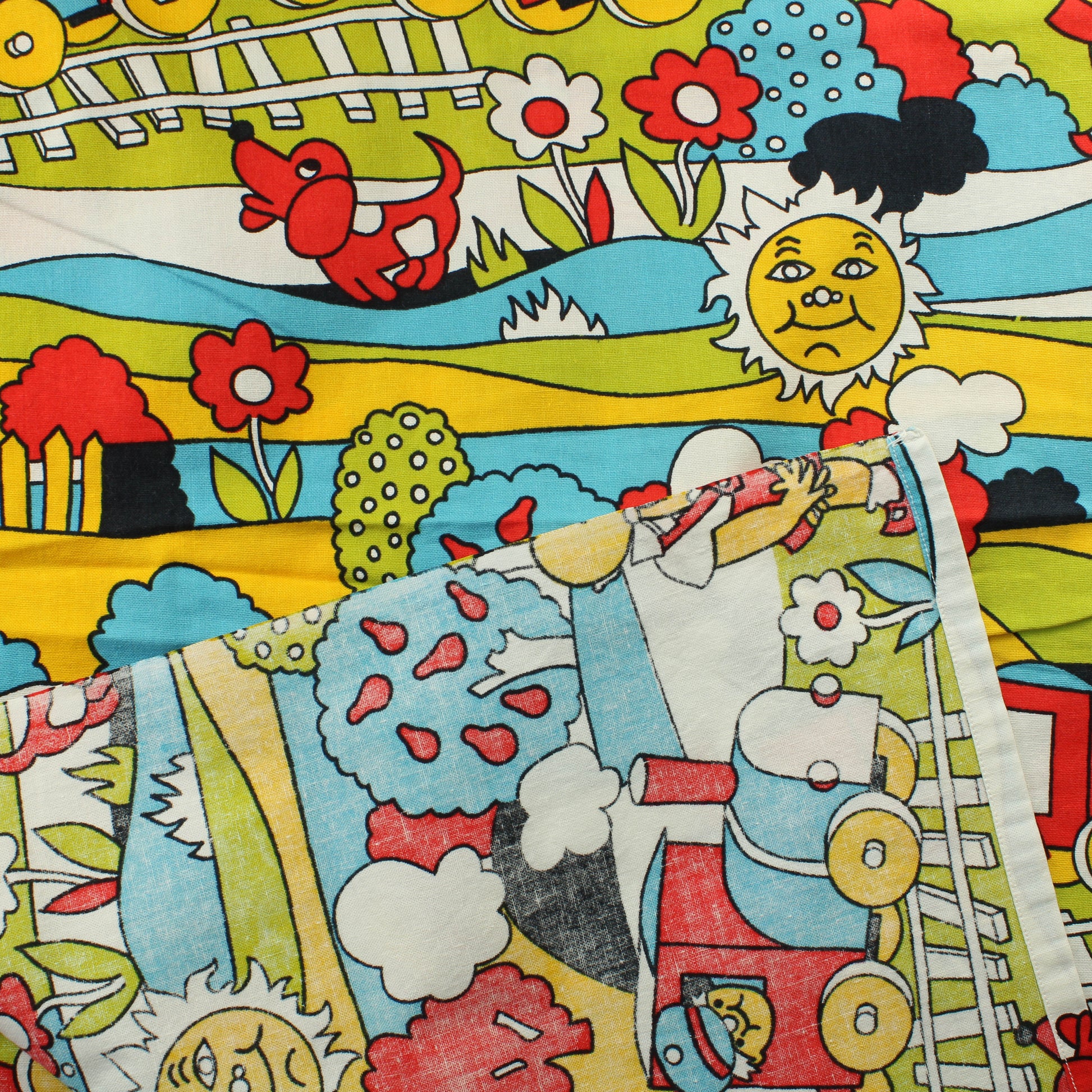 Junamatkalla Puuvillaverhot - Palapaketti