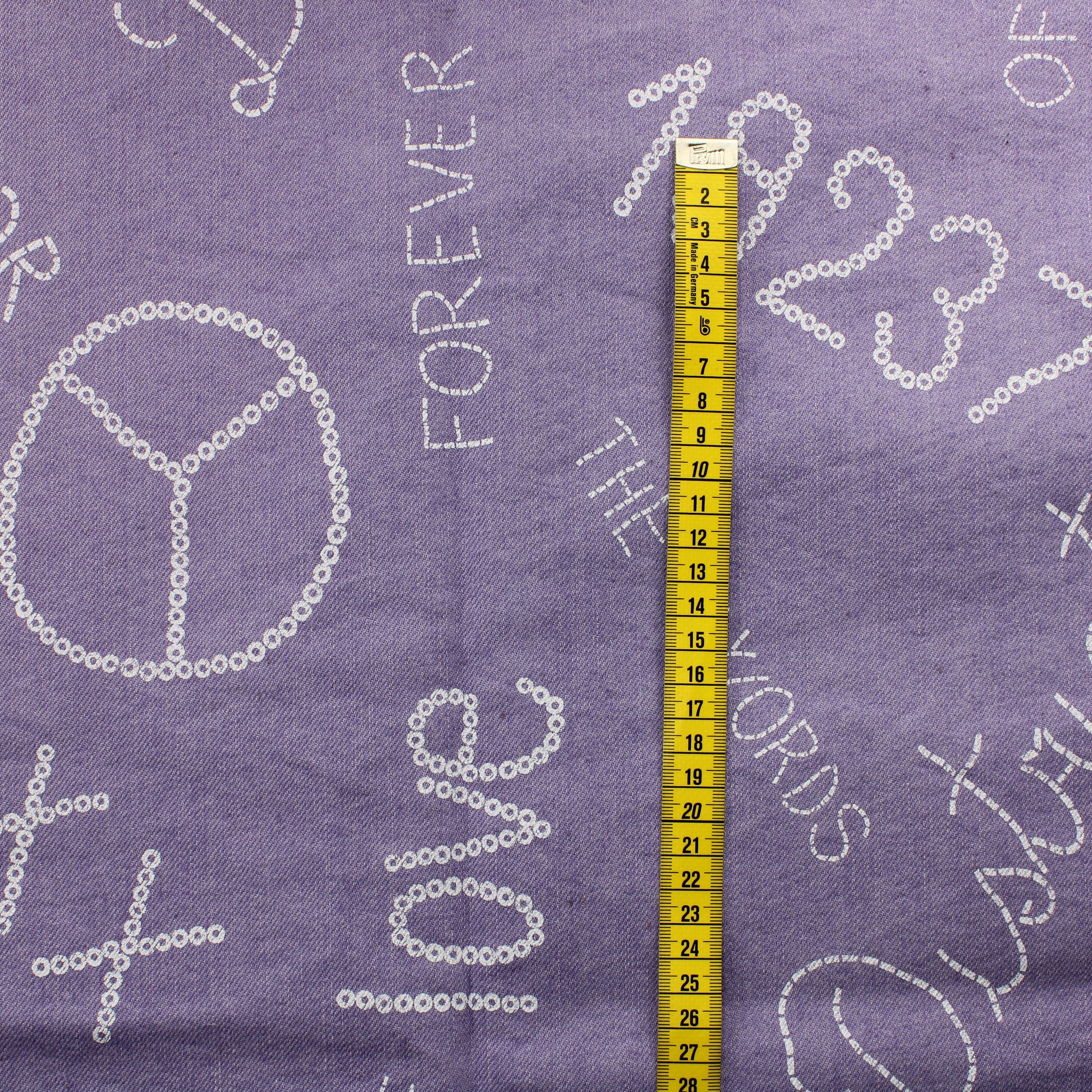 Violetti Farkkukangas - Pala