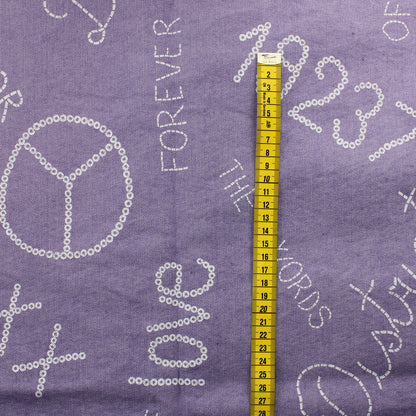 Violetti Farkkukangas - Pala