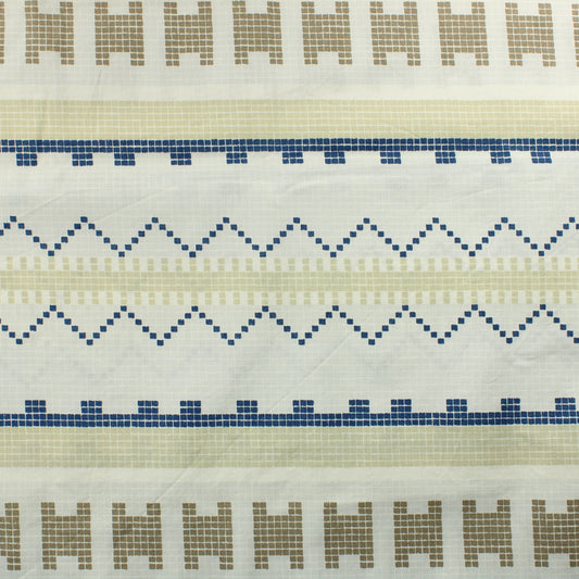 Kuviollinen Ohuehko Puuvilla - Pala