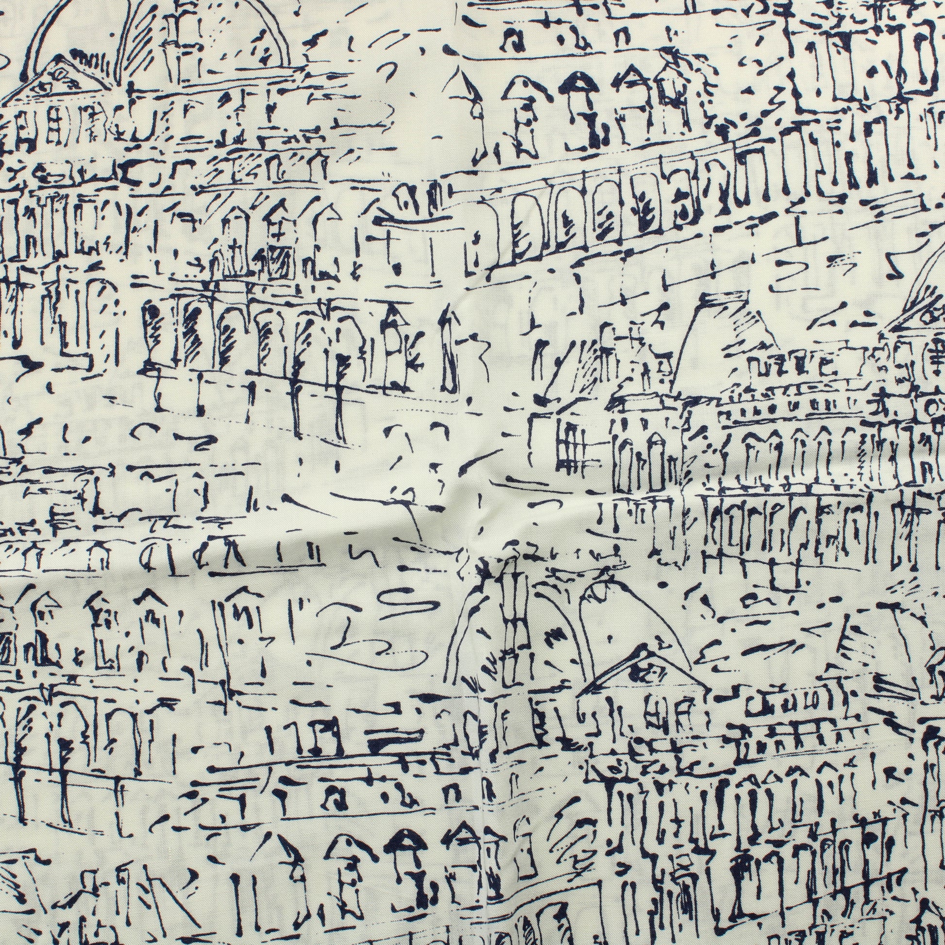 Sinivalkoinen rakennukset Viskoosi - Pala