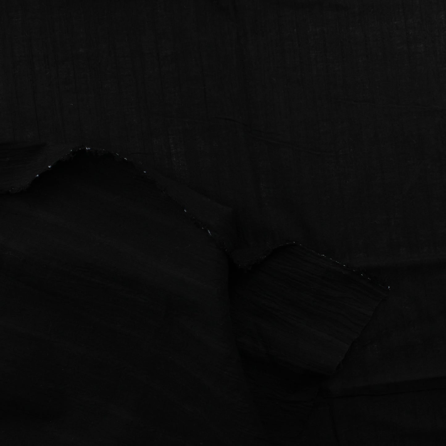 Musta raidallainen ohut Puuvillasekoite - Pala