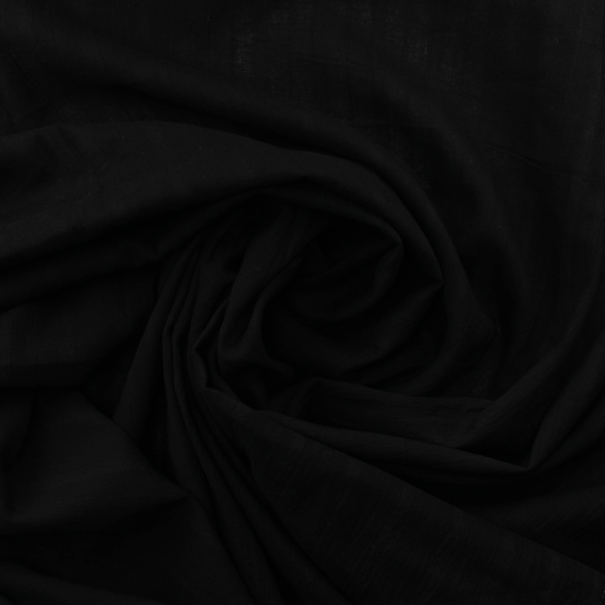 Musta raidallainen ohut Puuvillasekoite - Pala