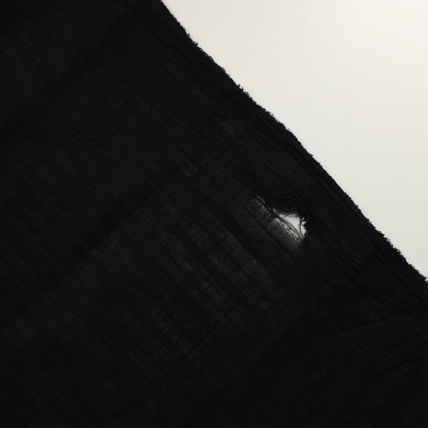 Musta raidallainen ohut Puuvillasekoite - Pala