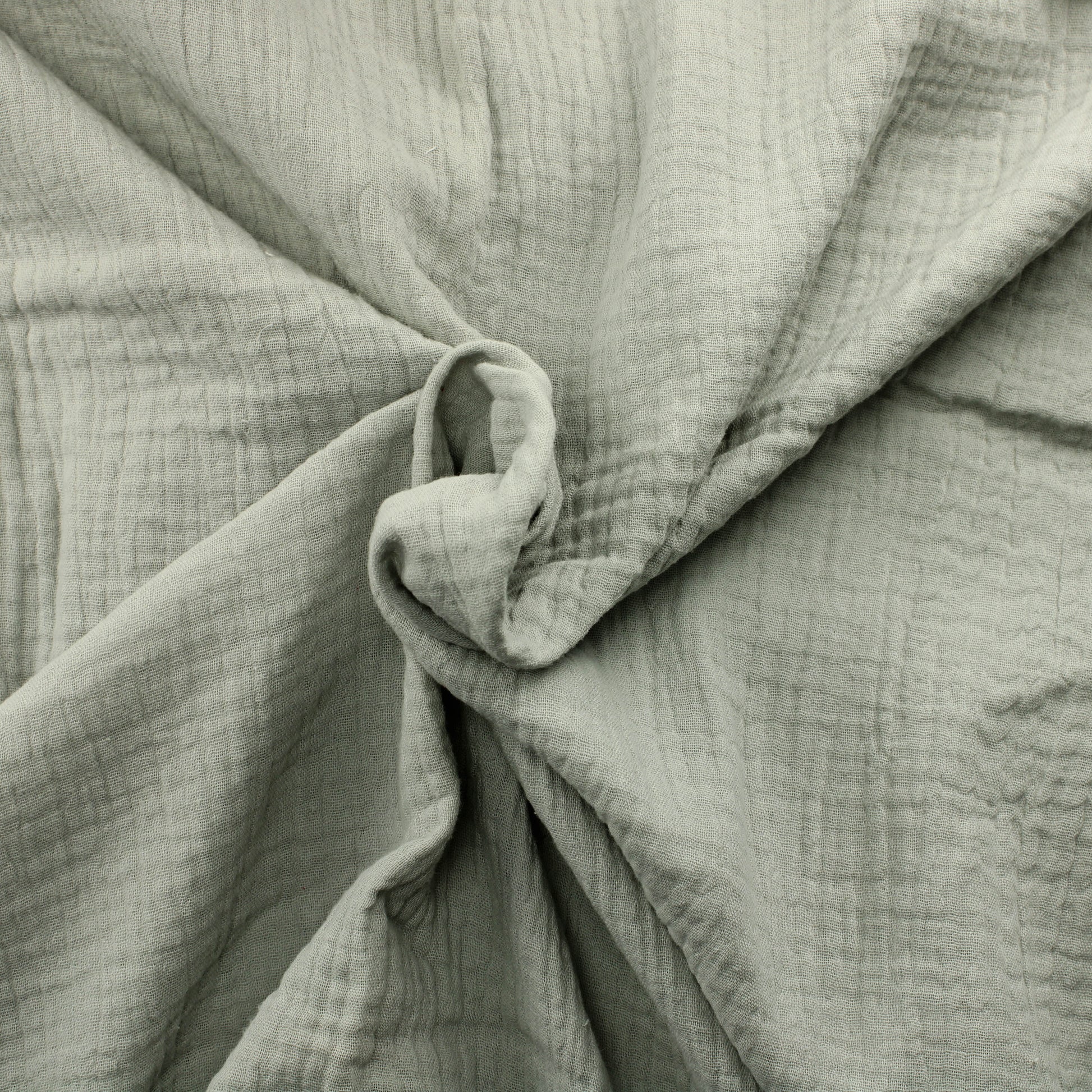 Vaaleanharmaa Puuvillainen tuplaharso - Pala