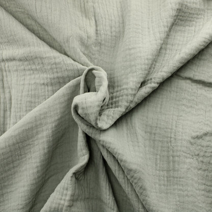 Vaaleanharmaa Puuvillainen tuplaharso - Pala