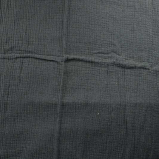 Tummanharmaa Puuvillainen tuplaharso - Pala