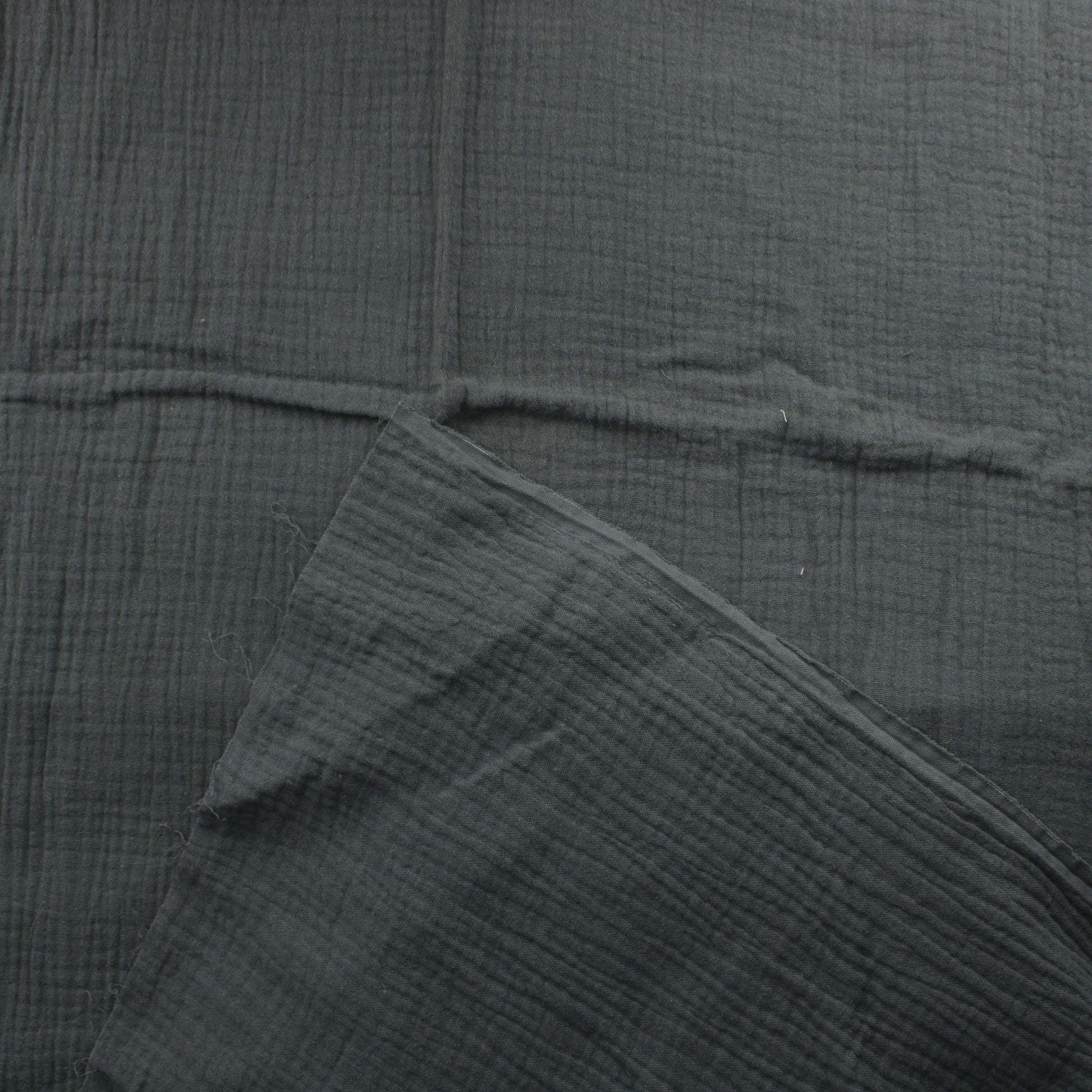 Tummanharmaa Puuvillainen tuplaharso - Pala