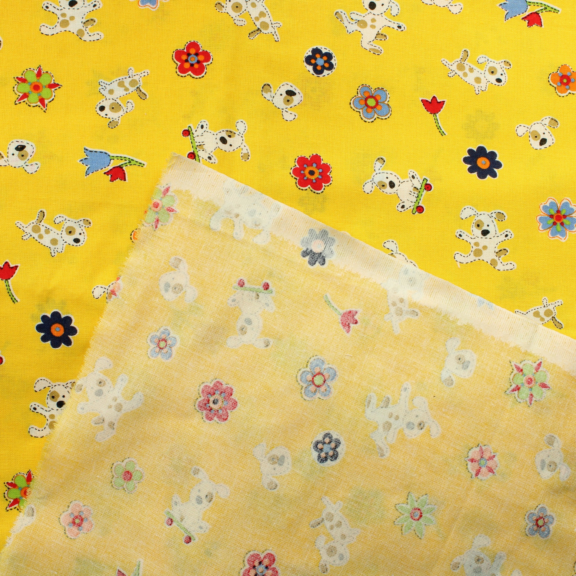 Koirulit keltainen Puuvilla - Palapaketti