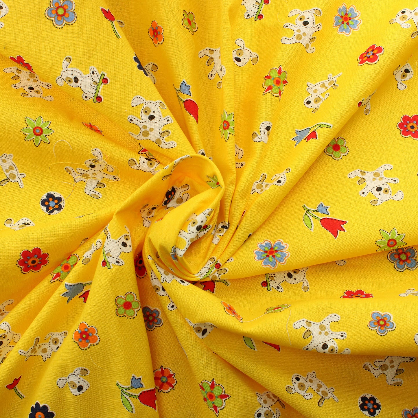 Koirulit keltainen Puuvilla - Palapaketti