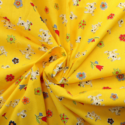 Koirulit keltainen Puuvilla - Palapaketti