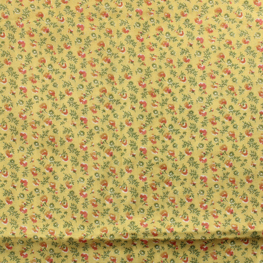 Keltapohjainen kukikas Puuvilla - Pala