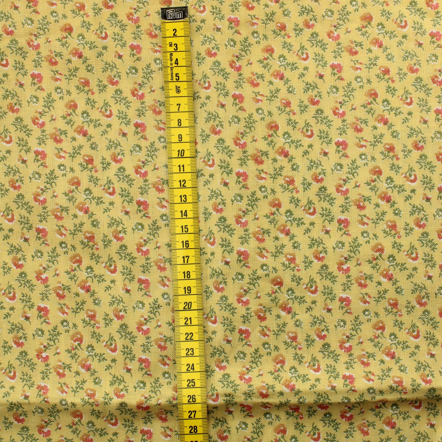 Keltapohjainen kukikas Puuvilla - Pala