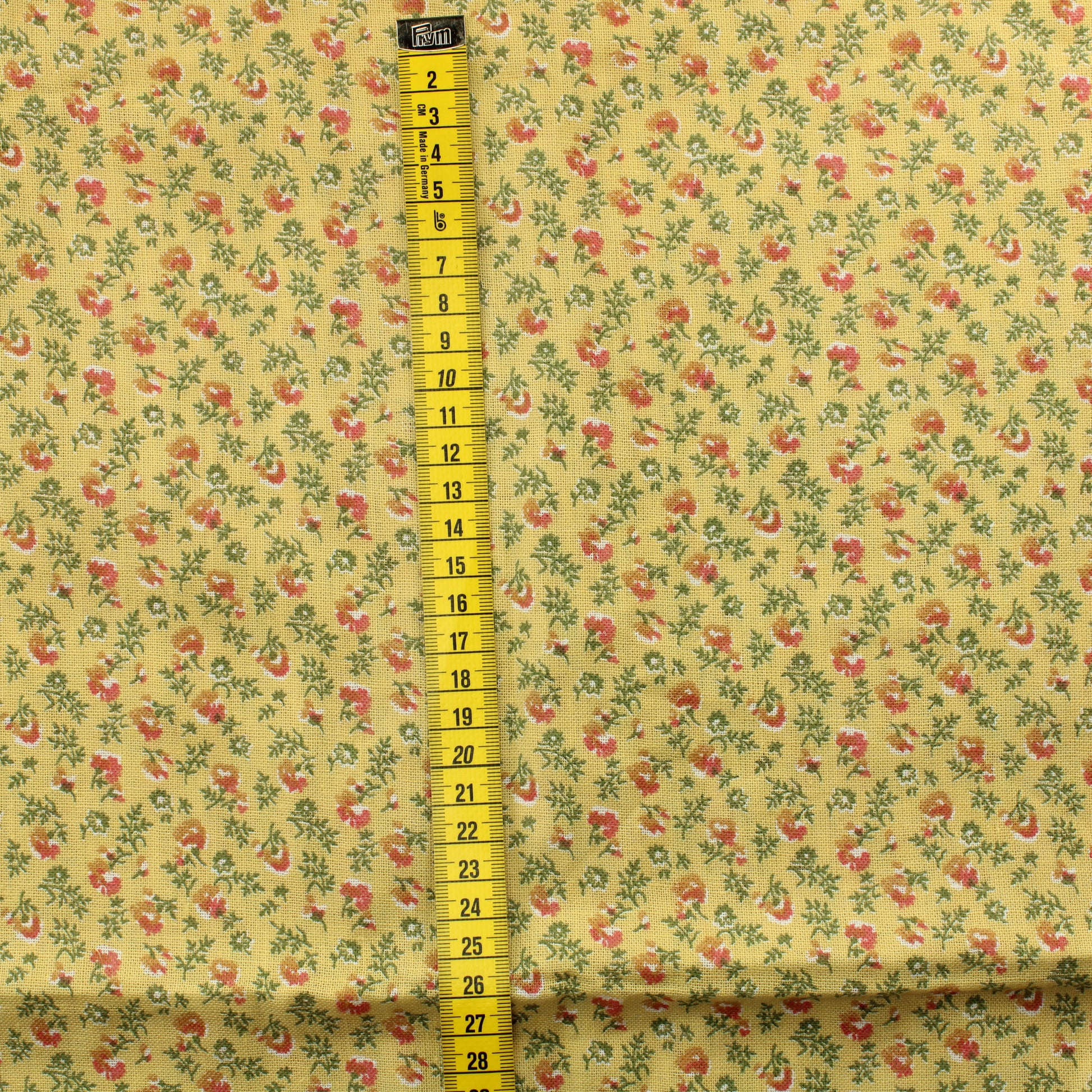 Keltapohjainen kukikas Puuvilla - Pala