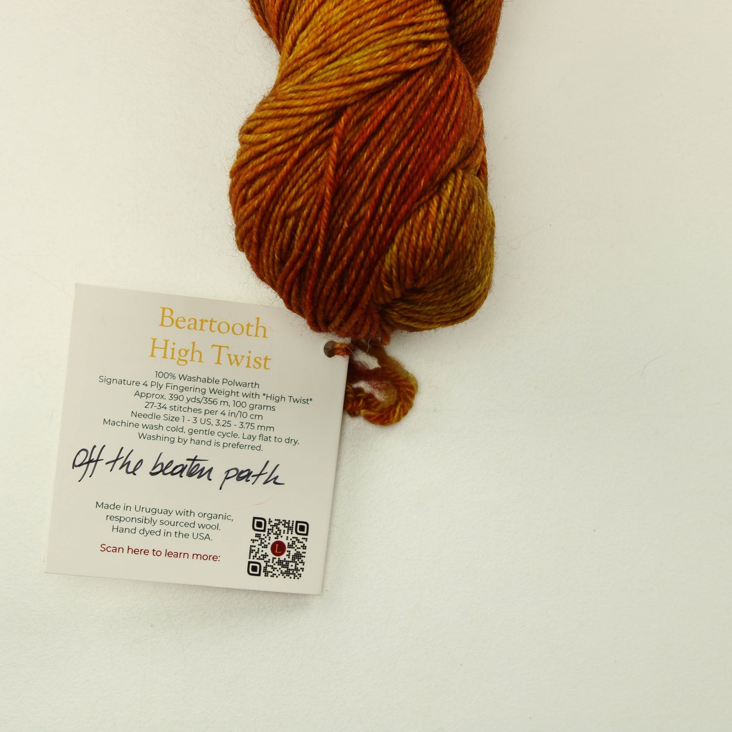 Laneras Yarn co Beartooth High Twist - off the beaten path