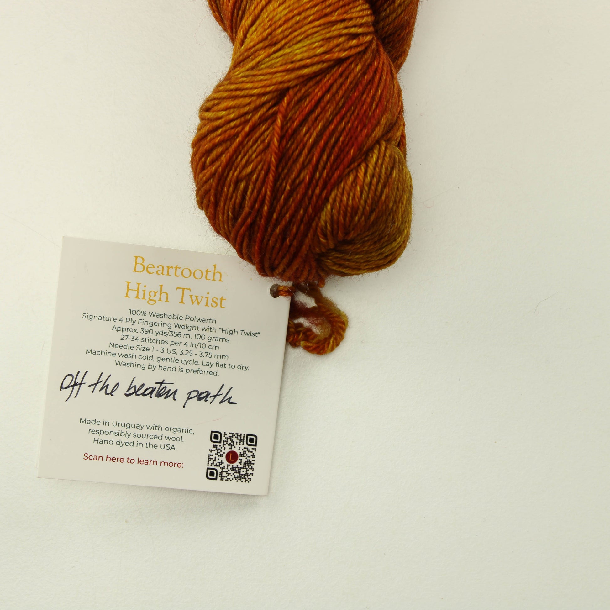 Laneras Yarn co Beartooth High Twist - off the beaten path