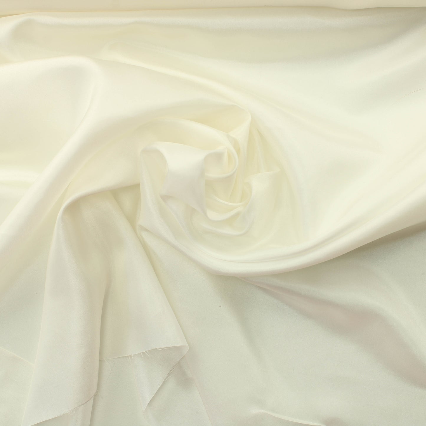 Luonnonvalkoinen Silkkisifonki - Mittamyynti