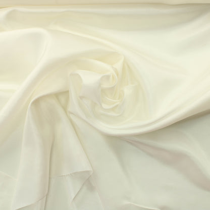 Luonnonvalkoinen Silkkisifonki - Mittamyynti