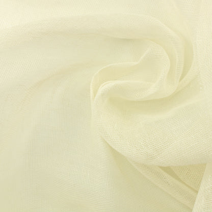 Luonnonvalkoinen harsomainen pellava - Mittamyynti