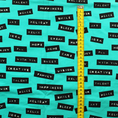 Turkoosi Teksti JC - Pala