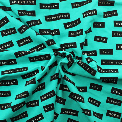 Turkoosi Teksti JC - Pala