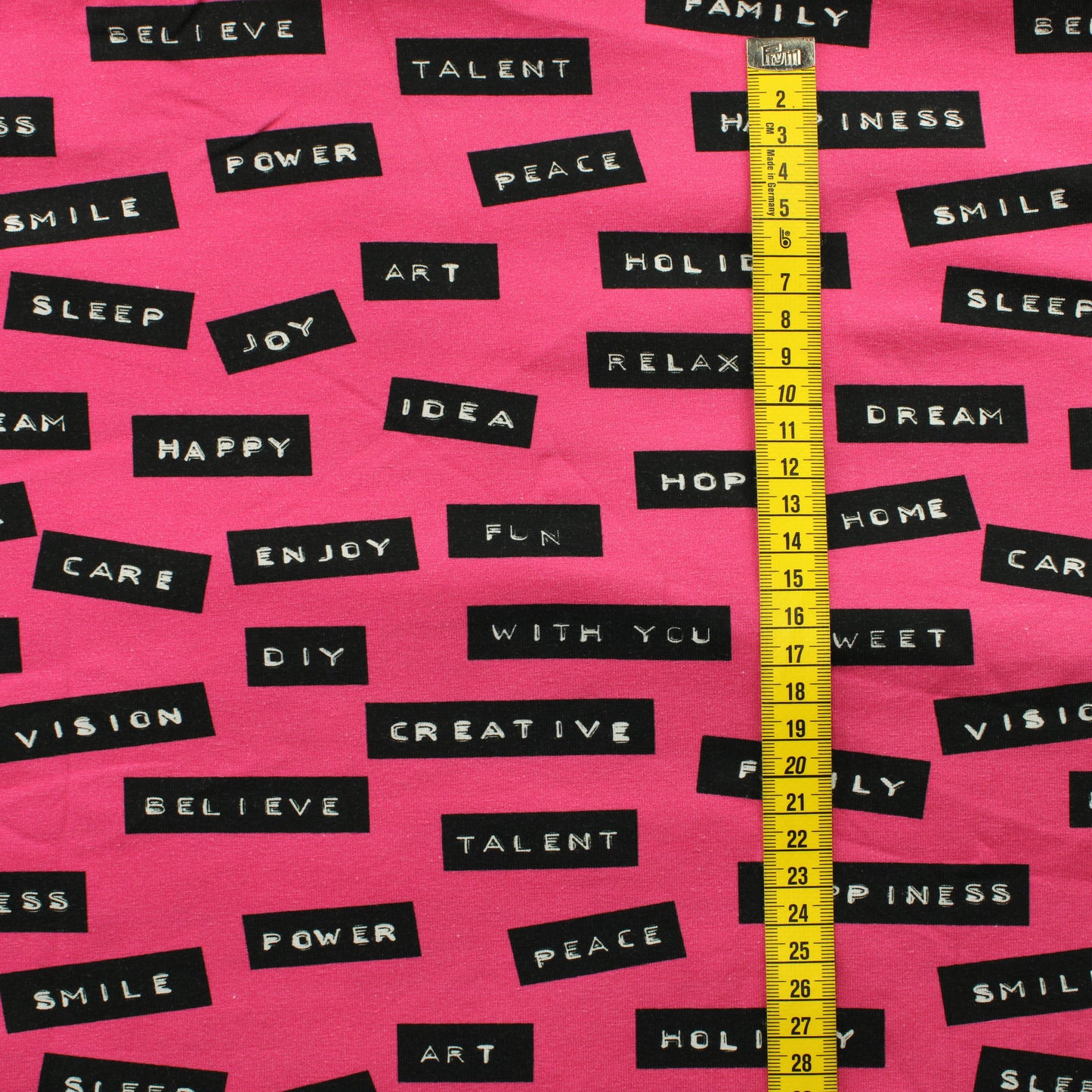 Pinkki Teksti Trikoo - Pala