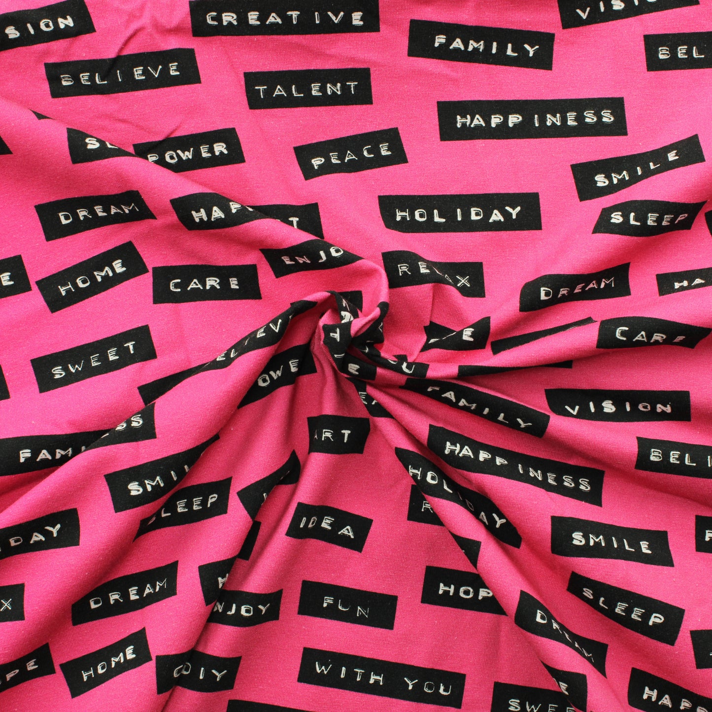 Pinkki Teksti Trikoo - Pala