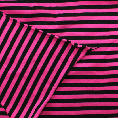 Pinkki-musta Raita Trikoo - Pala