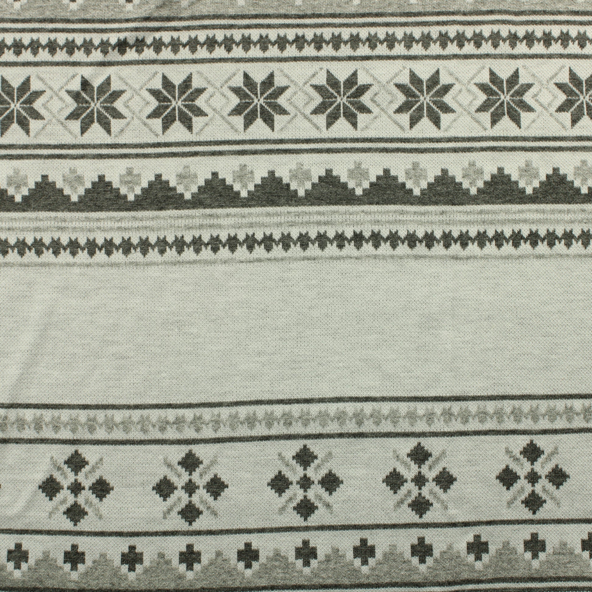 Harmaa kuviollinen Neulos - Pala