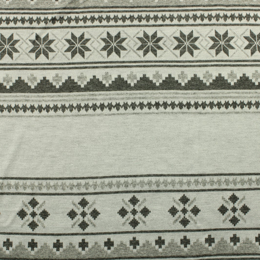 Harmaa kuviollinen Neulos - Pala