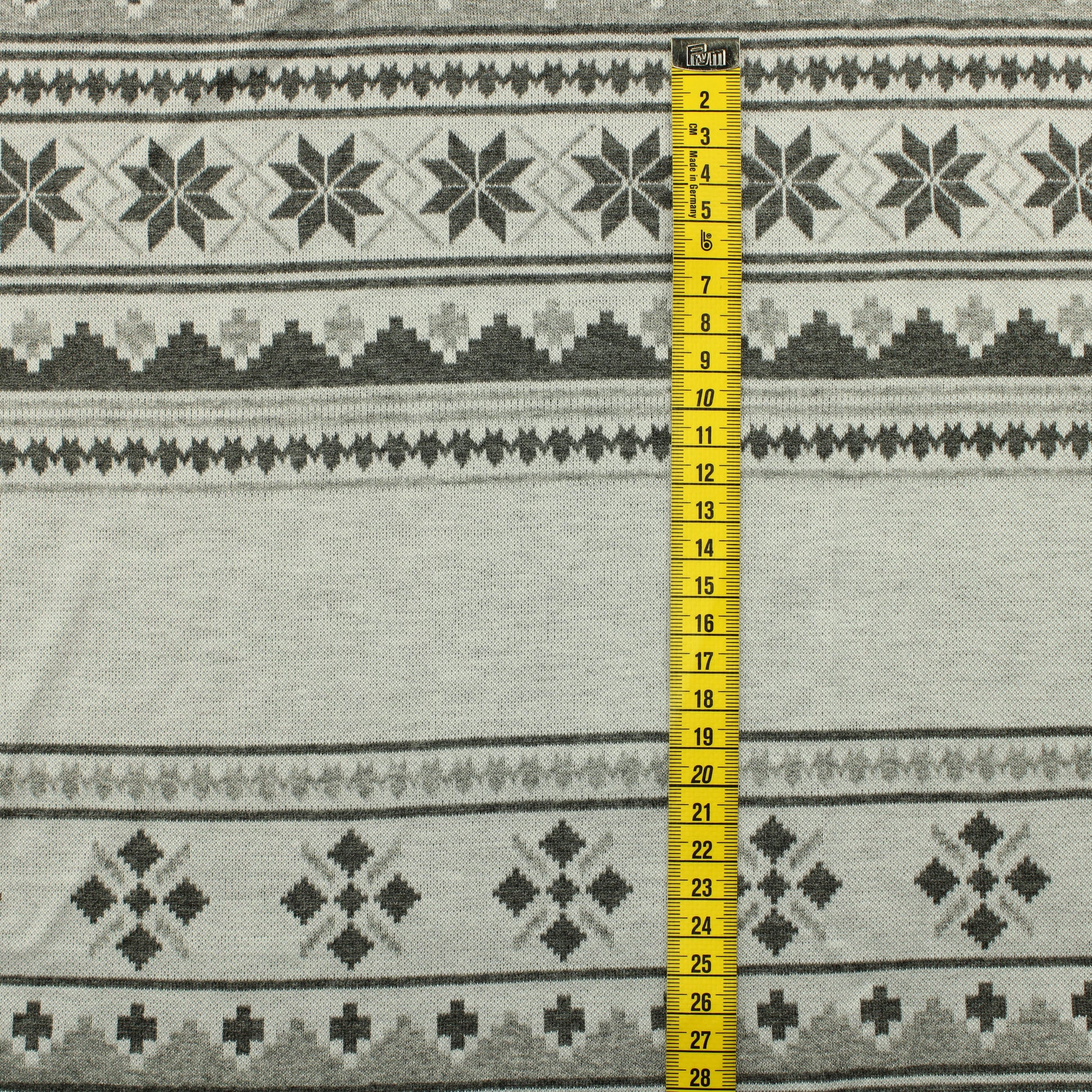 Harmaa kuviollinen Neulos - Pala