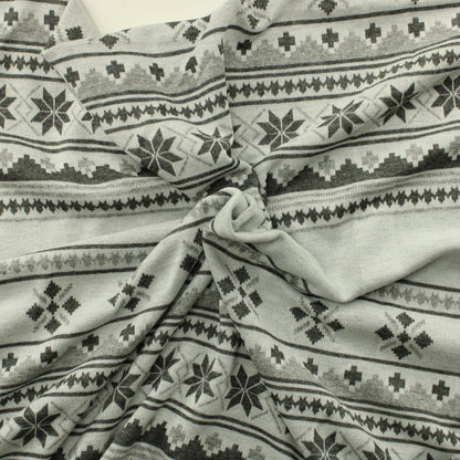 Harmaa kuviollinen Neulos - Pala