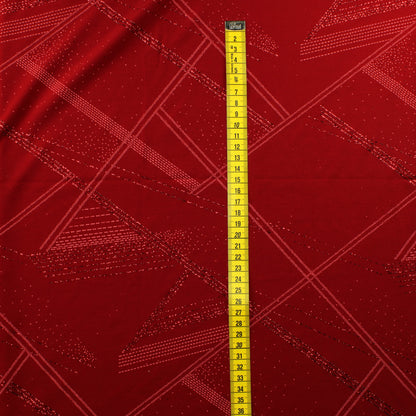 Punainen kuviollinen glitter Neulos - Pala