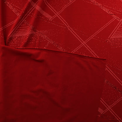 Punainen kuviollinen glitter Neulos - Pala