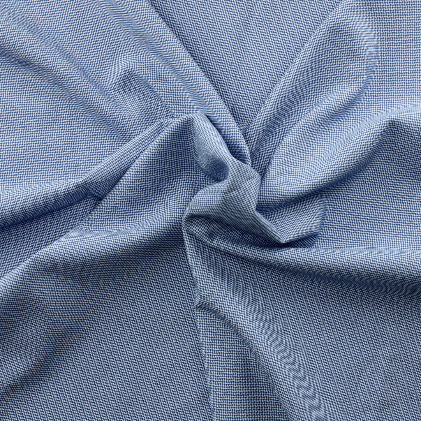 Sinivalkoinen pienikuvioinen Vaatetuskangas - Pala