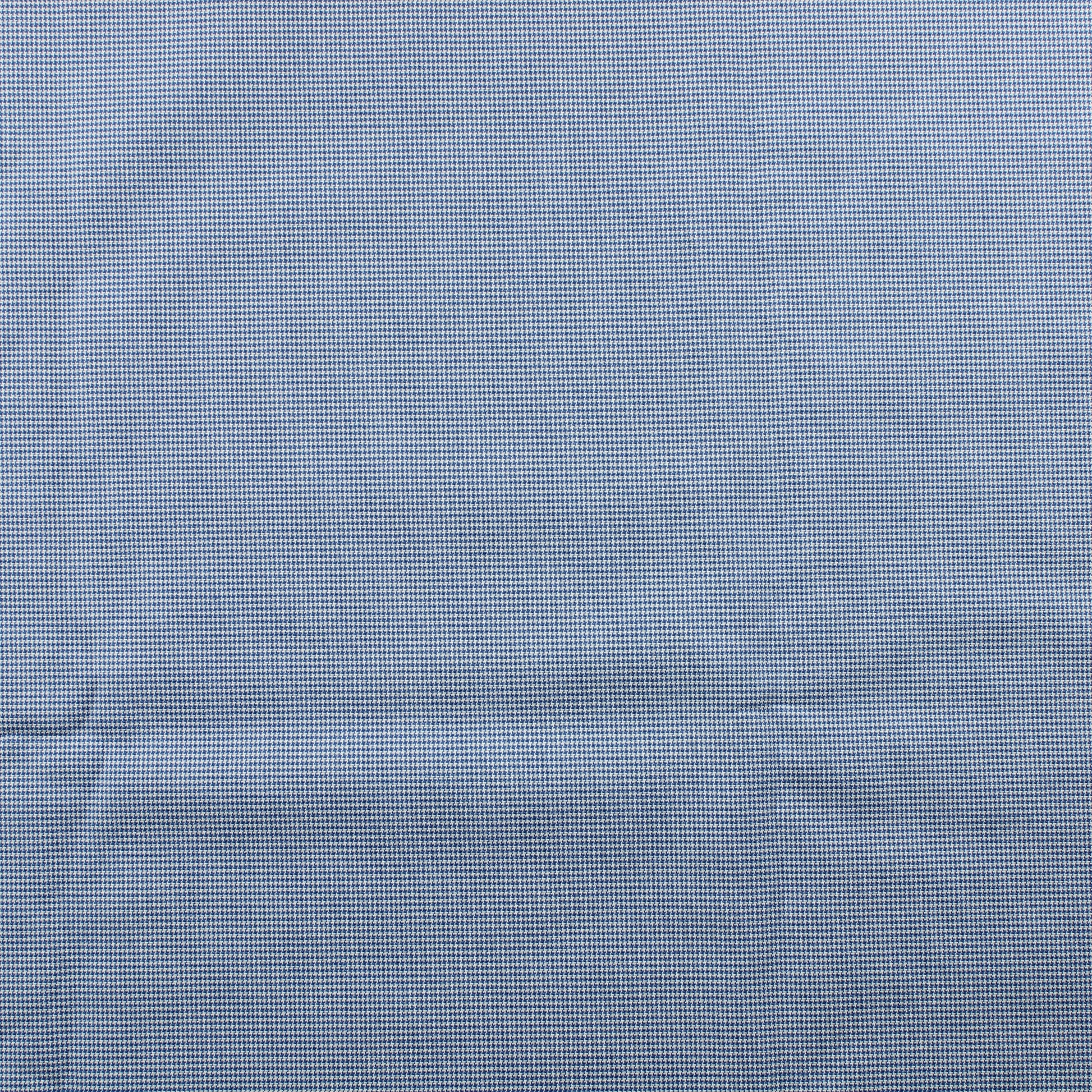 Sinivalkoinen pienikuvioinen Vaatetuskangas - Pala